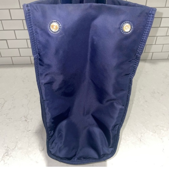 Tory Burch Navy Blue Tote Bag - Picture 2 of 9